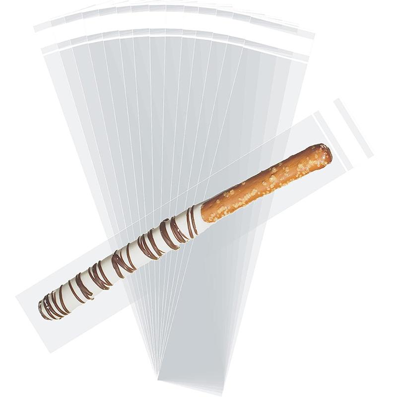 100 шт./упак. Самозапечатывающиеся целлофановые пакеты Прозрачные пакеты Многоразовые целлофановые пакеты